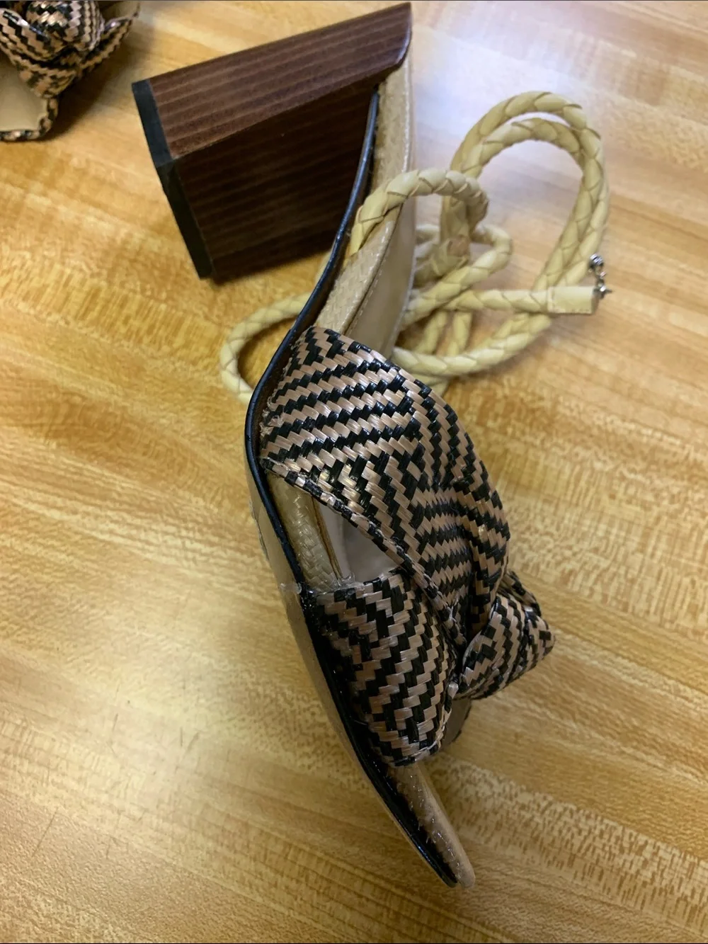 Anthropologie Sam Edelman Bodhi Block Heel Sandals - Flawed
